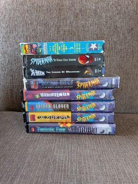 Marvel Animated VHS Lot